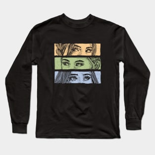 Something Sketchy || Nancy Drew INVERTED Long Sleeve T-Shirt